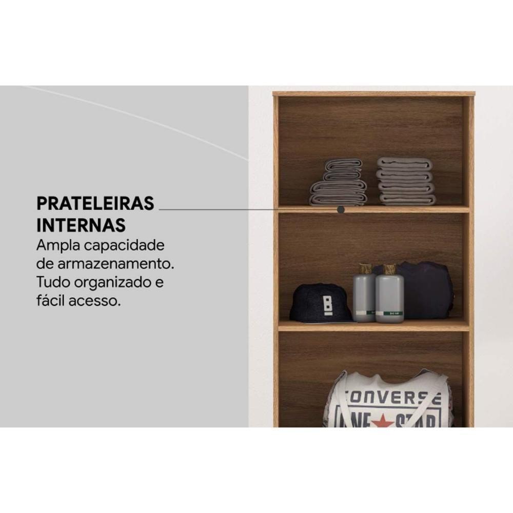 Armário Multiuso Infantil Viena C/ 2 Portas - Amendola/off White - Demóbile - 3