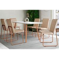 Cadeira De Cozinha Lira 1752 Kit 6 Uni Preto Grafite Preto - 8