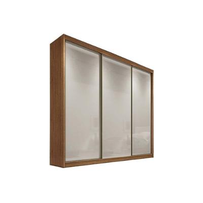 Guarda Roupas 3 Portas De Correr De E 6 Gavetas Arezzo-medelim Plus Cumaru-fendi
