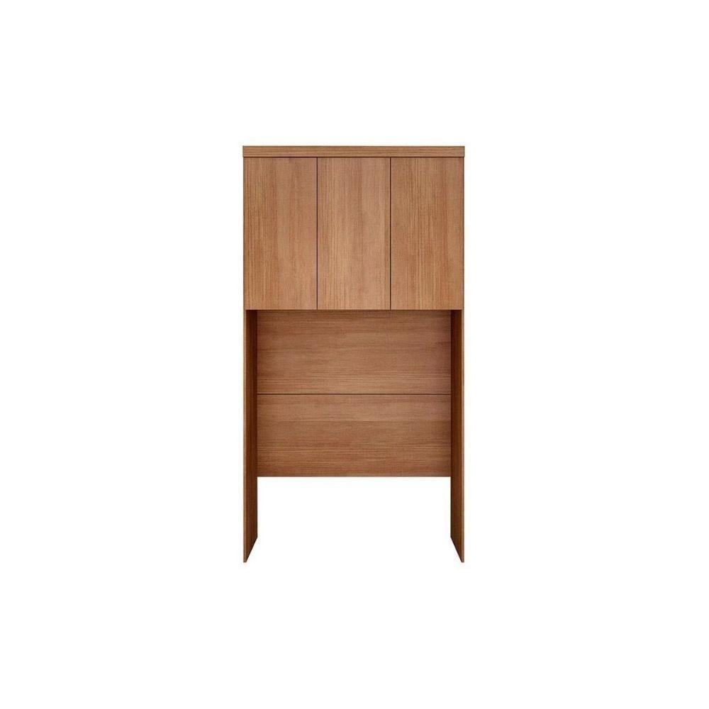 Módulo De Quarto Rizon Armário Ponte Aéreo Solteiro -linea C- 3 Portas Cumaru - Novo Horizonte - 1