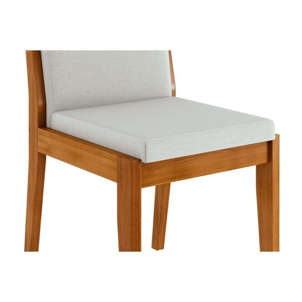 Cadeira Sala De Jantar Lady Kit 4 Uni Natural - Nesher - 4