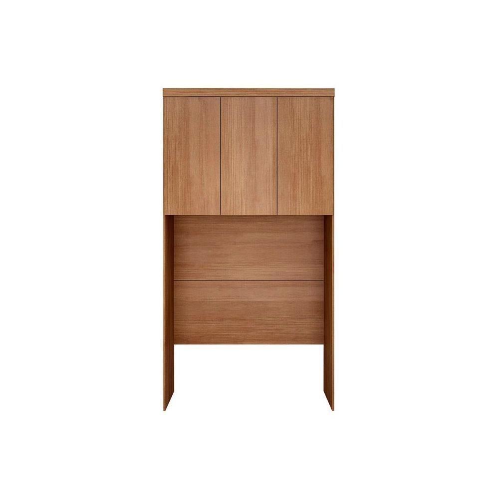 Módulo De Quarto Rizon Armário Ponte Aéreo Solteiro -linea C- 3 Portas Cumaru - Novo Horizonte - 1