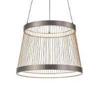 Lustre Pendente Nordecor Beys 2940 Cinza-dourado Led Bivolt 3000K - 1