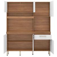 Kit Cozinha Compacta 6 Portas 1 Gaveta Alano Amendola Branco - 2