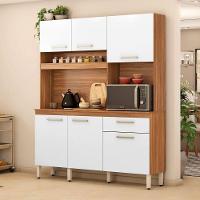 Kit Cozinha Compacta 6 Portas 1 Gaveta Alano Amendola Branco - 6