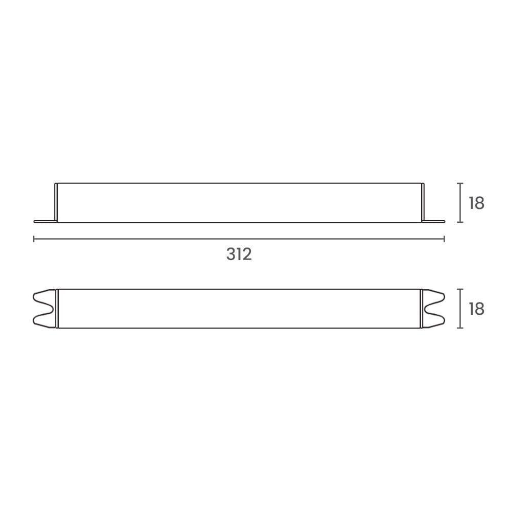 Fonte Slim Chaveada Para Fita Led Taschibra 12v 5a - 60W Bivolt - 2