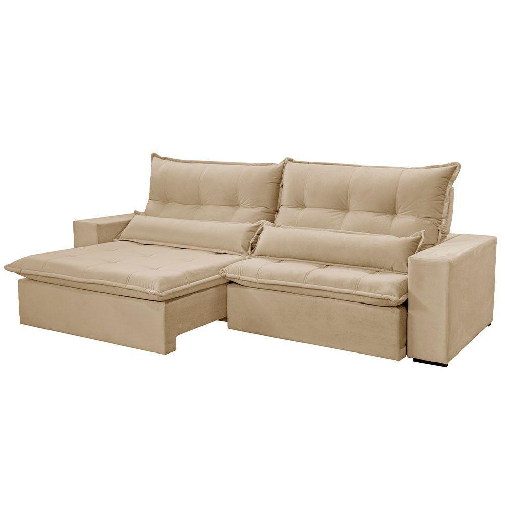 Sofá Grecia Linho 02 Módulos De 80cm B25cm Meu Sofá Online A226 Linho Bege - 4