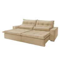 Sofá Grecia Linho 02 Módulos De 80cm B25cm Meu Sofá Online A226 Linho Bege - 3