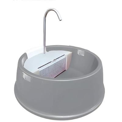 Bebedouro Pet Com Fonte Automática Joy Furacão Pet Bivolt Hidratação Sempre Fresca Para Cães E Gatos Cinza