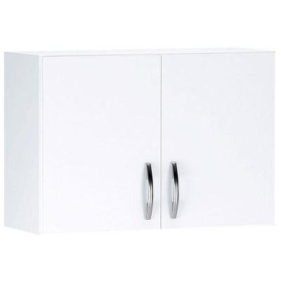 Armário Aéreo De Cozinha 2 Portas Branco Brilho - Ajl