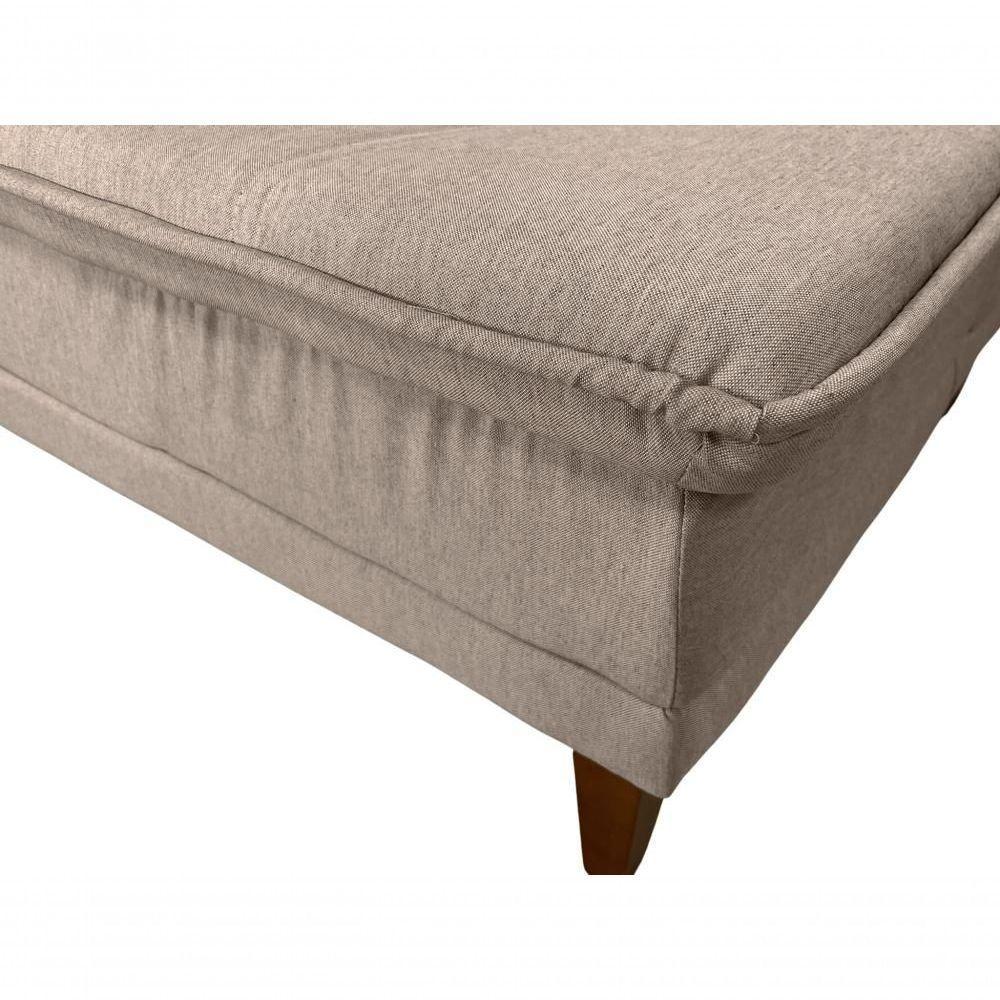 Sofá Cama Berlim Linho Espuma D33 Império Bege 201 - 2