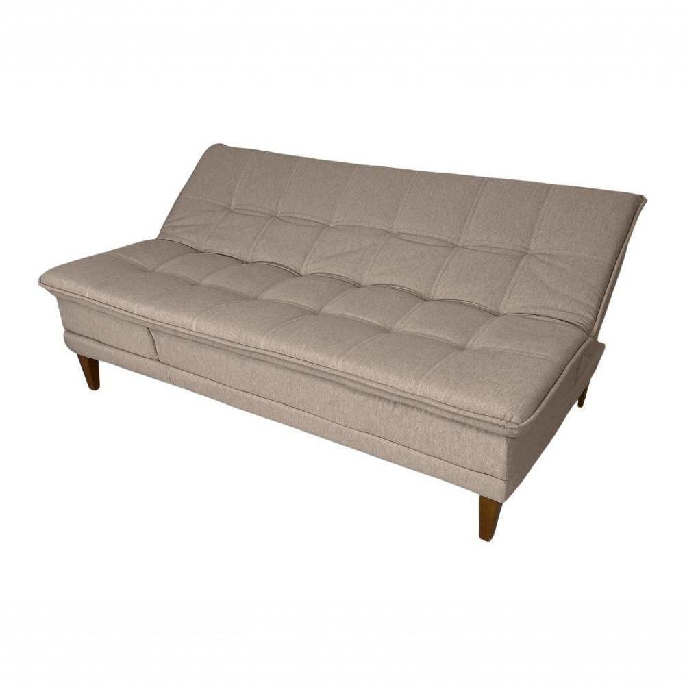 Sofá Cama Berlim Linho Espuma D33 Império Bege 201 - 8