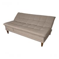 Sofá Cama Berlim Linho Espuma D33 Império Bege 201 - 8