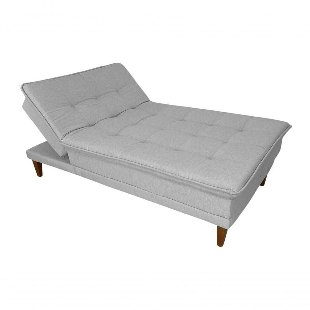 Sofá Cama Berlim Linho Espuma D33 Império Gelo 185 - 4