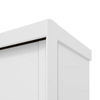 Guarda-roupas Ollie 276cm 3 Portas 6 Gavetas 6 Prateleiras Sem Espelho Com Pés 2gav3 - Lopas Branco - 7