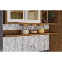 Kit Cozinha Modulada 5 Peças Tempranillo 2 Aéreos + 1 Balcão + 1 Torre Quente + 1 Complemento C5p79 Amendoa Off White Ronipa - 7