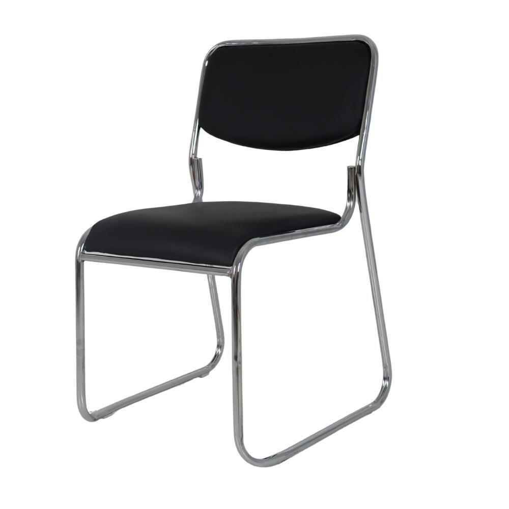 Cadeira Para Mesa De Jantar Dakkar Preta Sala De Jantar Cozinha - Preto Preto - 1