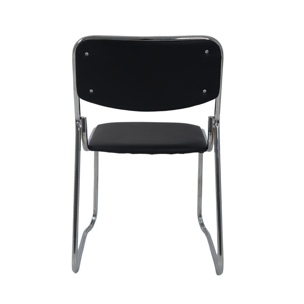 Cadeira Para Mesa De Jantar Dakkar Preta Sala De Jantar Cozinha - Preto Preto - 3