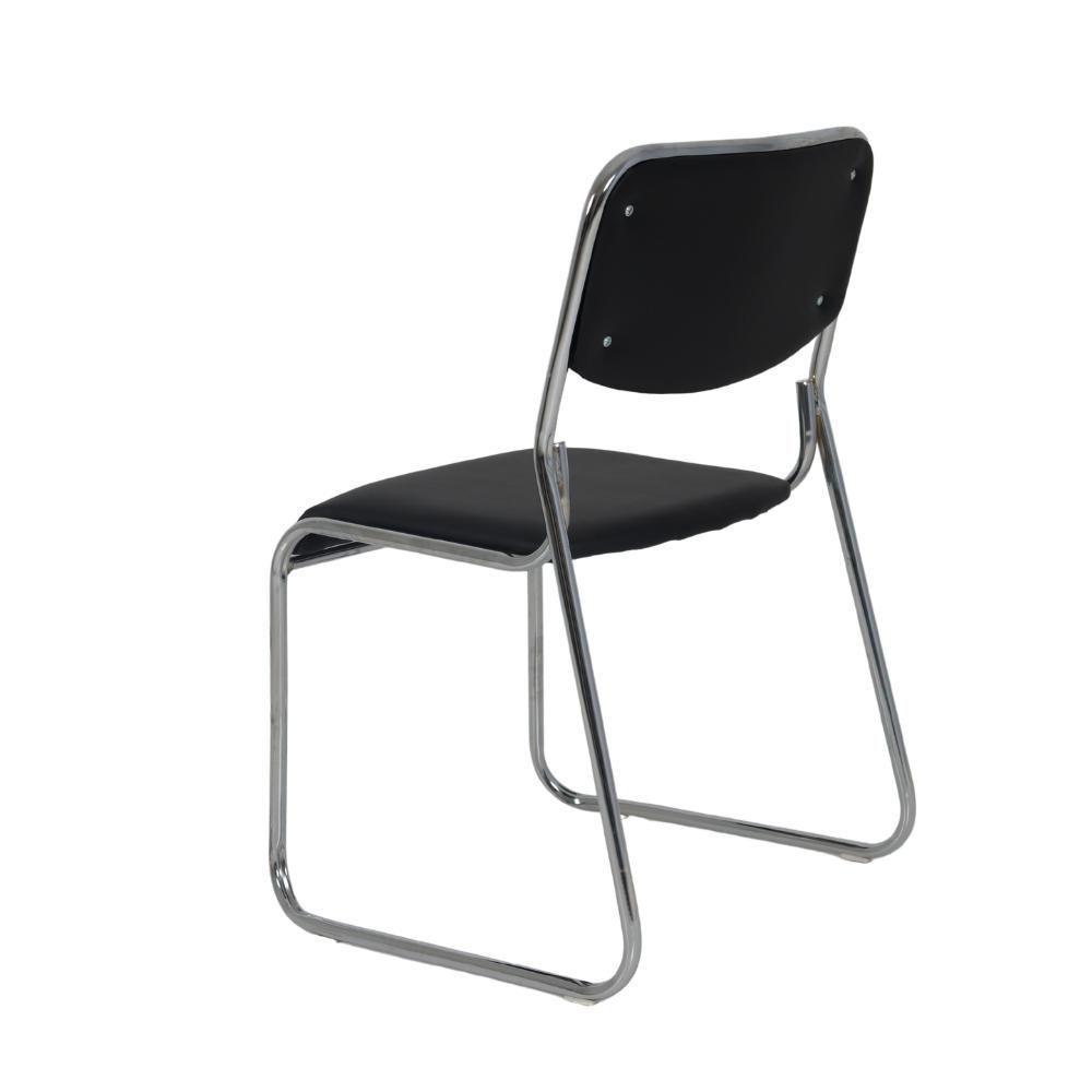 Cadeira Para Mesa De Jantar Dakkar Preta Sala De Jantar Cozinha - Preto Preto - 4