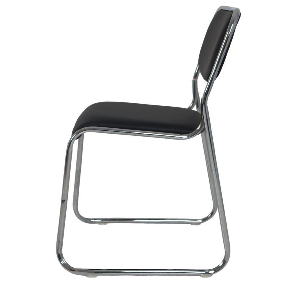 Cadeira Para Mesa De Jantar Dakkar Preta Sala De Jantar Cozinha - Preto Preto - 5