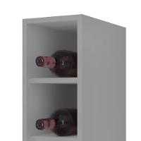 Nicho Aéreo Adega Vertical 20cm Riad Cinza Claro - Lumil - 3