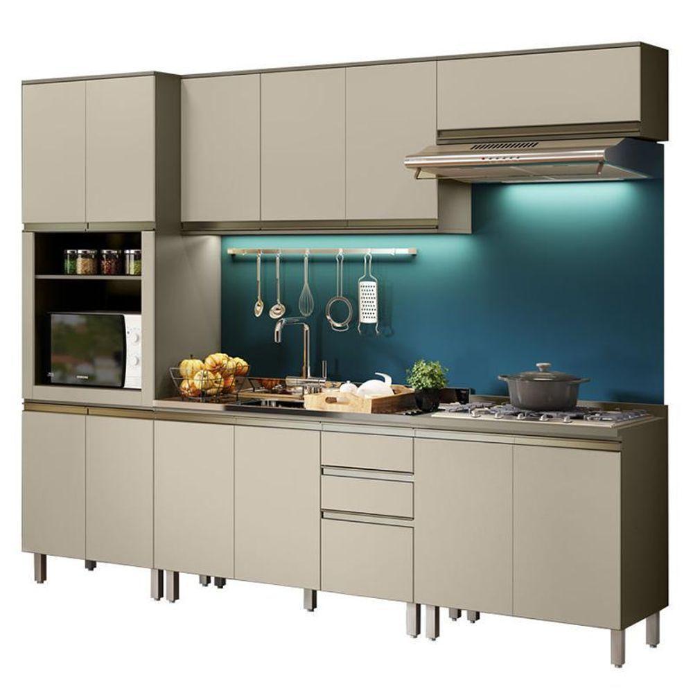 Cozinha Modulada Connect 5 Peças Duna-cristal Com Torre Quente - Móveis Henn Duna-cristal - 1