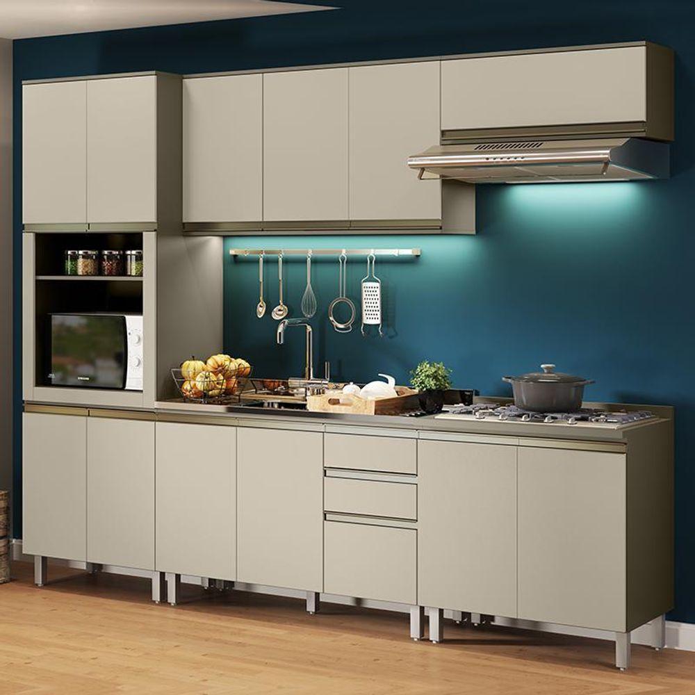 Cozinha Modulada Connect 5 Peças Duna-cristal Com Torre Quente - Móveis Henn Duna-cristal - 2