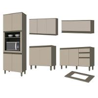 Cozinha Modulada Connect 5 Peças Duna-cristal Com Torre Quente - Móveis Henn Duna-cristal - 3