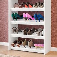 Sapateira Vertical Armário Multiuso Brunet L03 Branco - Mpozenato - 5