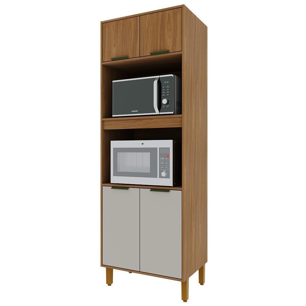 Torre Quente Toronto 70cm 2 Fornos Freijó-off White - Indékes Freijó-off White - 1