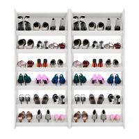 Kit 2 Armários Sapateira Multiuso Paris - Lumil Móveis Branco - 1