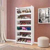 Kit 2 Armários Sapateira Multiuso Paris - Lumil Móveis Branco - 2