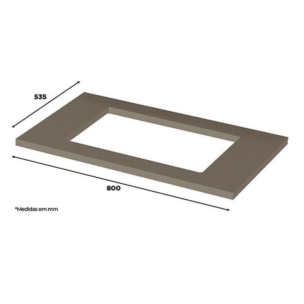 Tampo Para Cooktop 80cm Duna - Móveis Henn Duna - 2