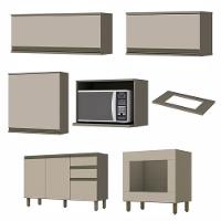 Cozinha Modulada Connect 7 Peças Duna-cristal Com Balcão Forno - Móveis Henn Duna-cristal - 3