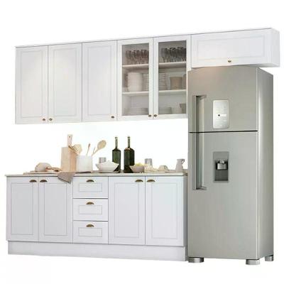 Cozinha Completa Americana 7 Peças Branco - Móveis Henn Branco Hp