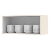 Armário Aéreo 1 Porta Basculante 80cm Connect Off White - Móveis Henn Off White - 2