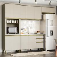 Cozinha Completa 4 Peças Connect Duna-cristal Com Torre Quente 1 Forno - Móveis Henn Duna-cristal - 2