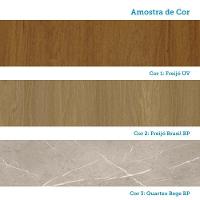 Cozinha Modulada Completa Com Bancada Ilha 8 Peças Com Tampo Freijó/freijó Brasil - 8