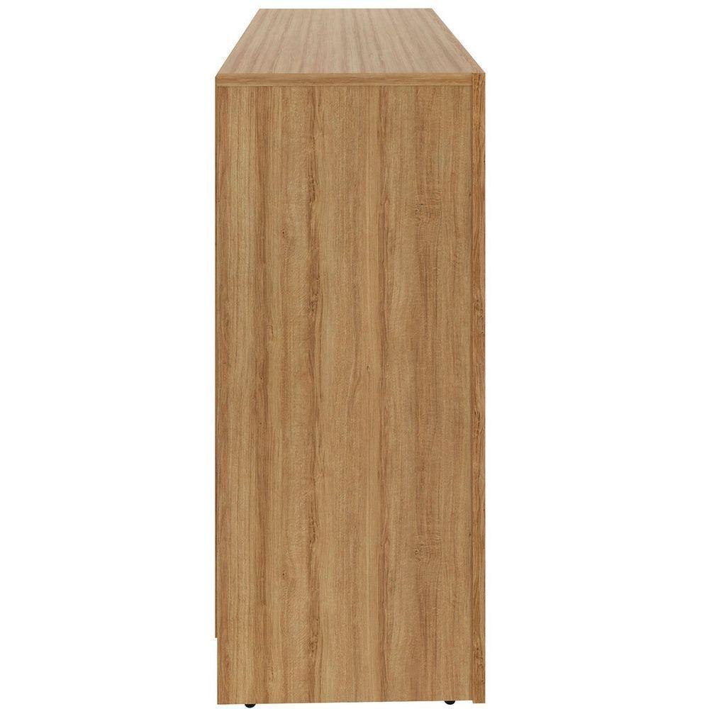 Armário Para Escritório Multiuso Baixo 2 Portas Amêndoa - 9