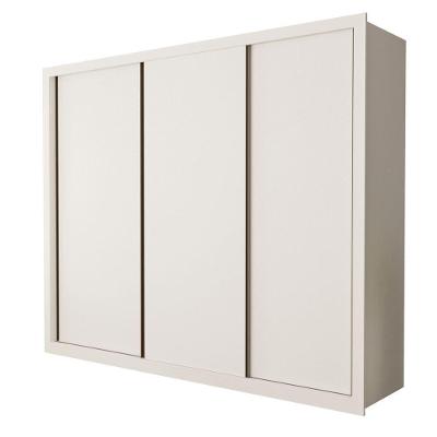 Guarda Roupa 3 Portas De Correr 6 Gavetas Nápoli Minastex Branco