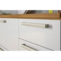 Cozinha Modulada Completa Burguesa Premium 7 Peças 33 Aéreos + 3 Balcões + 1 Paneleiro C6p58 Freijó Off White - 9