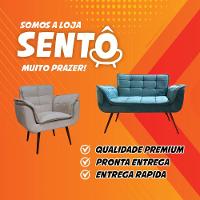 Poltrona Cadeira Landal Poltrona Sala Com Apoio De Braço Em Fibra Siliconizada - SentôGrafite - 5