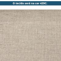 Poltrona Coss Ozki Com Braços Madeira Eucalipto Cedro Tecido Bege Corda Redonda Canela - 6
