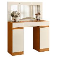 Penteadeira Camarim Com Espelho Studio Beauty A02 Off/cinamomo - Mpozenato - 1