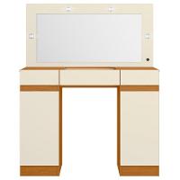 Penteadeira Camarim Com Espelho Studio Beauty A02 Off/cinamomo - Mpozenato - 6