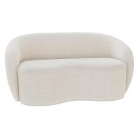 Sofá 3 Lugares Living 180cm E 1 Poltrona Giratória Garbin Z08 Boucle Bege - Mpozenato - 9