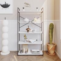 Estante C/05 Prateleiras 152x80x33cm Yon Branco Tx/est.preta Branco Tx/est.preta - 2