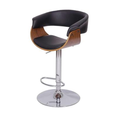 Banqueta Or-6652 Estrutura Madeira Acolchoada Pu Or Design Preto