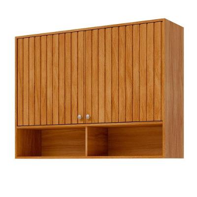 Armario Aereo Divina 120 Cm Com 2 Portas Cinamomo Cinamomo
