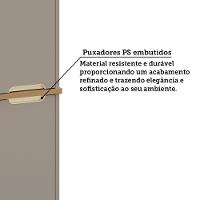 Paneleiro 2 Portas 40cm Lumina Luciane Móveis Cinammon/freijó - 3